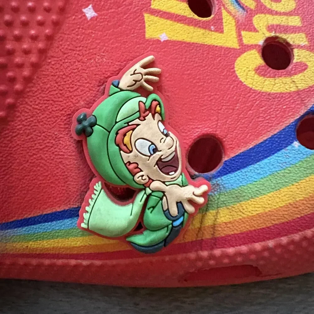 Lucky Charms Crocs Shoes Mens Size 10 Womens Size 12 Clog Rainbow Charms‎